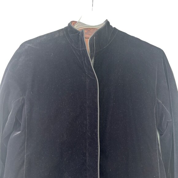 Mycra Pac One Womens Velour Coat Size S/M Black - Picture 2 of 6